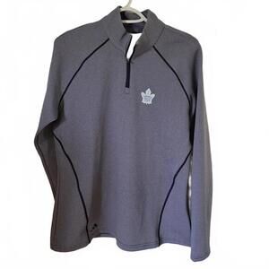 Adidas Maple Leaf Fans - Get Ready for Round 2 Ladies 1/4 Zip Jacket‎ Size XL